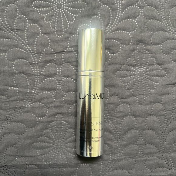 NEW LunaMD Lunastem Anti Aging Serum Face & Neck Moisturizer Hydration Wrinkles - Picture 7 of 16